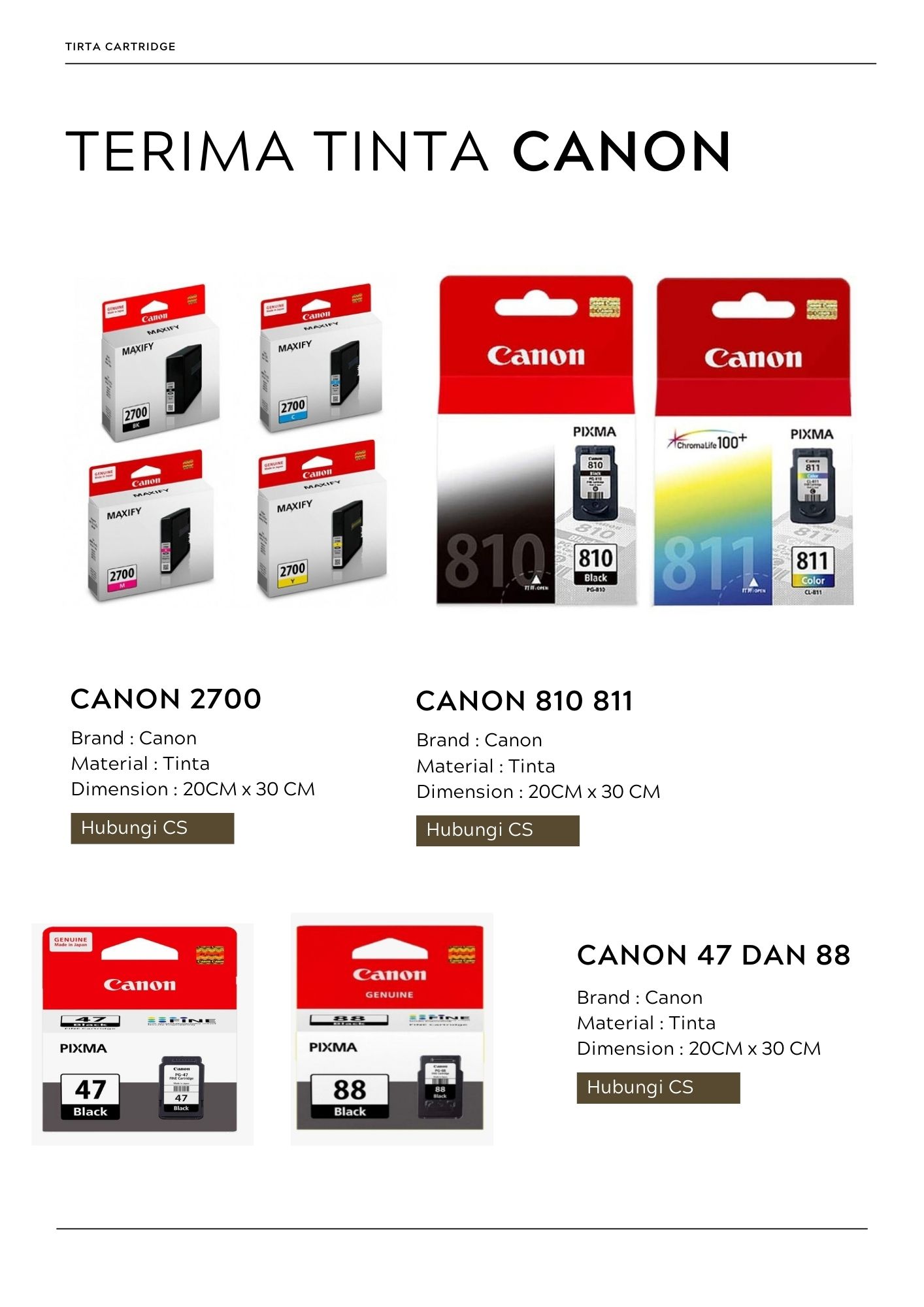 jual beli cartridge canon