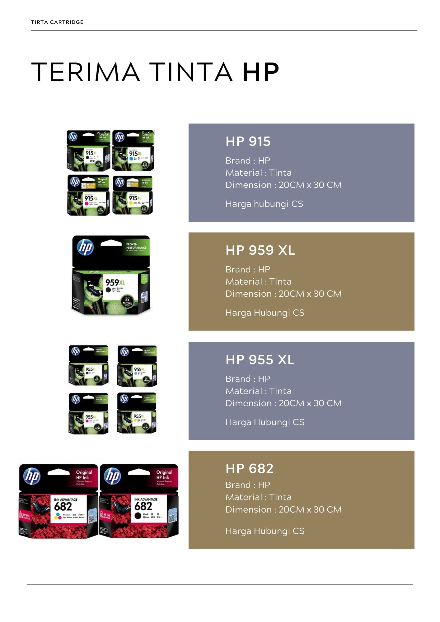 jual beli cartridge hp bekas