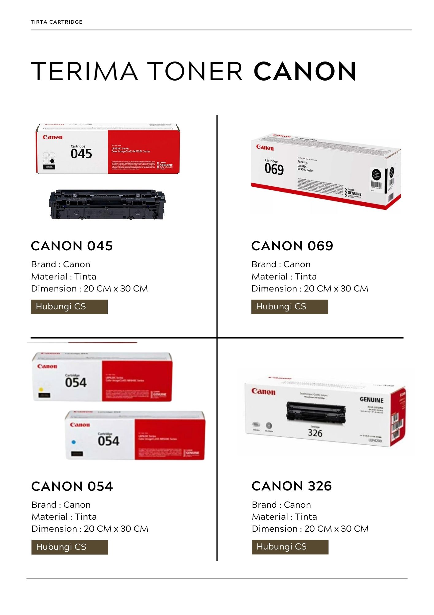 jual beli toner canon